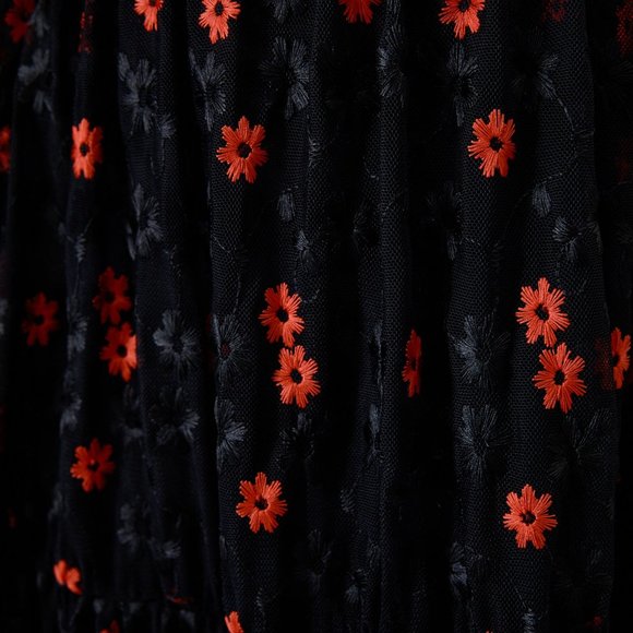 Zara FLORAL EMBROIDERED OVERSIZED DRESS-4786/299 - Picture 3 of 7